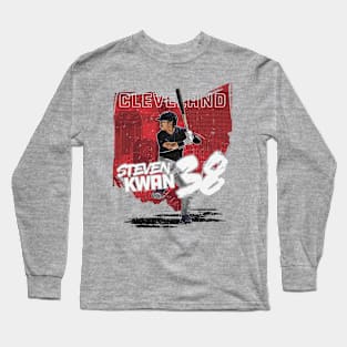 Steven Kwan Cleveland State Long Sleeve T-Shirt